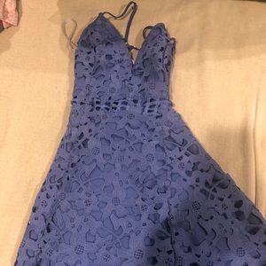 Beautiful blue lace dress